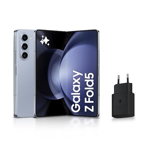 Samsung Galaxy Z Fold5 Smartphone Android 5G avec Galaxy AI, 512 Go, Chargeur Secteur Rapide 25W Inclus [Exclusivité Amazon], Smartphone déverrouillé, Crème, Version FR