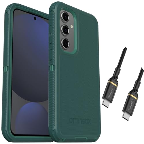 Coque Galaxy S24 FE antichoc Defender OtterBox et câble USB-C