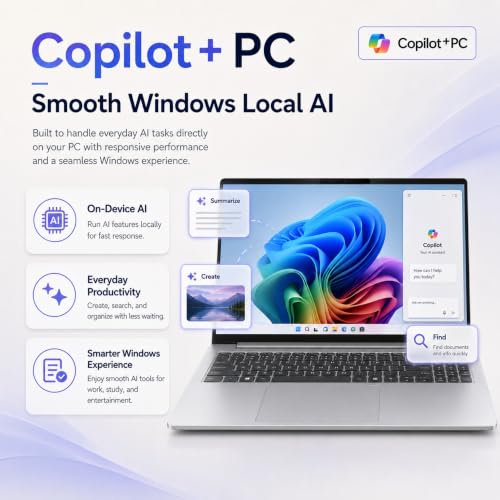 Image of Acer Swift Go 16 AI Copilot+Laptop, 16'' WUXGA OLED Touchscreen, 32 GB RAM