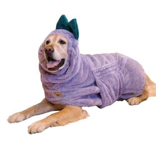 DERPYCHAPPY Lavender Bath Robe S