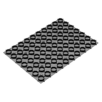 Strol PebbleLock Interlocking Permeable Paver Grid - Heavy-Duty Plastic Gravel Stabilizer Panels for Driveways, Parking Pads, Outdoor Flooring, Landscape Edging, Mud Control - 12-Pack (64 sq ft)