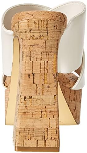 Nine West Women's Girlz Heeled Sandal, White 141, 10 | Image 2