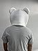 To.beone Plush Polar Bear Mascot Head Costume Bear Mask Adult Costume