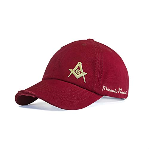 Masonic Revival - Unstructured Red Cap (Adjustable Belt)