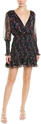 keepsake embrace long sleeve dress Keepsake the Label Embrace Floral Boho Smocked Long Sleeve Dress Yellow XS