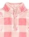 John Deere Farm Animals Toddler Girls Half Zip Woobie Sweatshirt Pink 4T