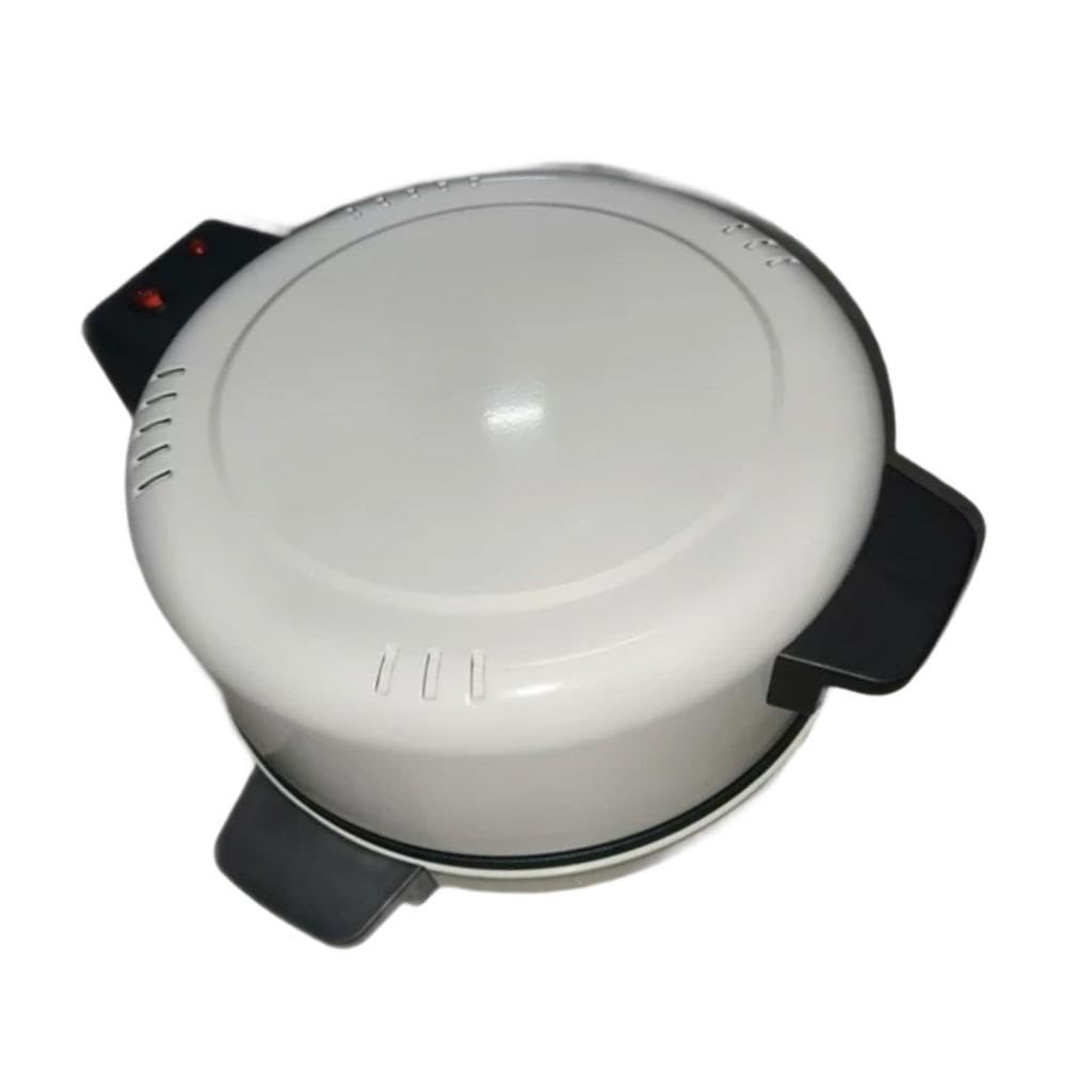 Sharplace Forno Elettrico per Pizza Macchina per Fare Doppio Lato Riscaldamento Controsoffitto Forno per Pizza Macchina per Pizza, Bianco