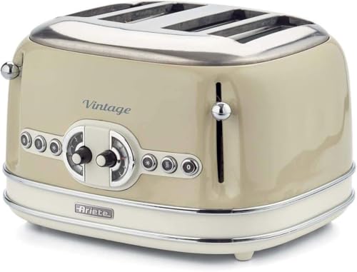 Ariete Vintage 4 Slices Toaster 156, Grille-Pain...