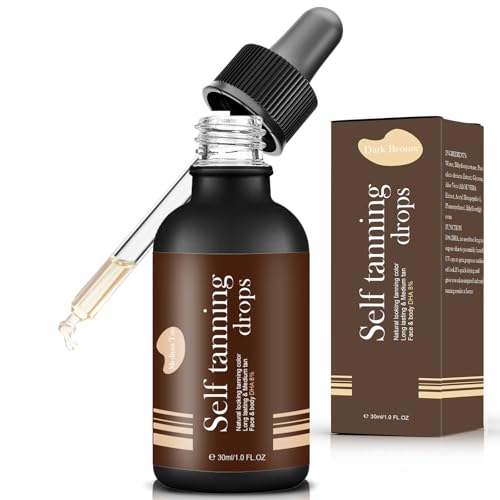30ml Selbstbräunungs-Konzentrat, Selbstbräuner Gesicht für Einen Natürlichen Glanz, Serum für Einen Natürlich Gebräunten Teint,Self Tanning Drops für Alle Hauttypen(Braun) 30ml Selbstbräunungs-Konzentrat, Selbstbräuner Gesicht für Einen Natürlichen Glanz, Serum für Einen Natürlich Gebräunten Teint,Self Tanning Drops für Alle Hauttypen(Braun)