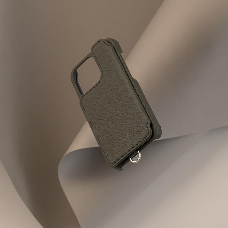 新品　DEMIU アイホン15革ケース （カード収納あり）ストラップ付き du-rac_th.jpg