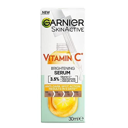 Garnier Naturals Vit C Anti-Dark Spot Serum 30Ml, White, 30 g (Pack of 1)