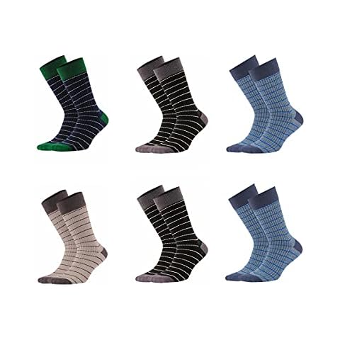Mens Dress Socks 6 Pairs - Premium Quality Cotton Dress Socks - Dress Socks, Classic Socks Cover