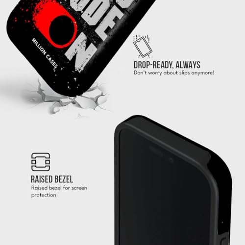 Image of MILLION CASES Back Cover Case for iPhone 15 Pro Scratch Resistant Anti-Slip Polycarbonate Shockproof Protective Durable Boss Mode On Crystal Case for Men & Boys
