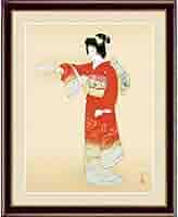 Amazon.co.jp: 額絵 上村松園 序の舞 F4 （G4-BN030-F4） 代引き
