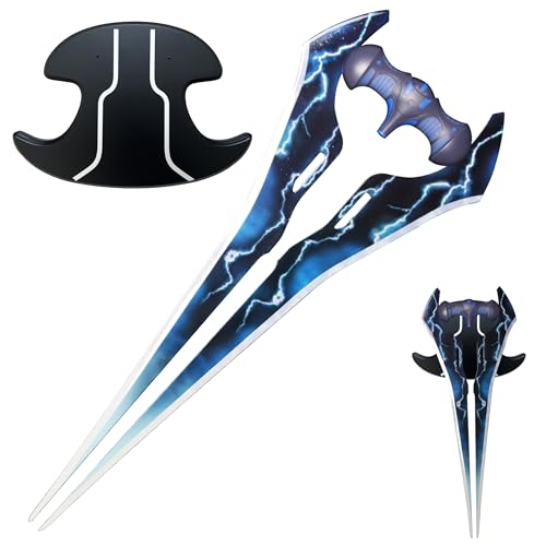 SV Halo Energy Sword 26.7-inch Lightsaber Lightning Stripe Metal Cosplay Collection Gift