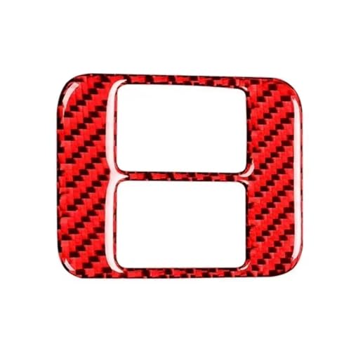 ԓ[fBO Compatible With Subaru For BRZ 2013 2014 2015 2016 2017 2018 2019 ԓq[^[tV[g{^XebJ[ɑΉ(Red,Size2)