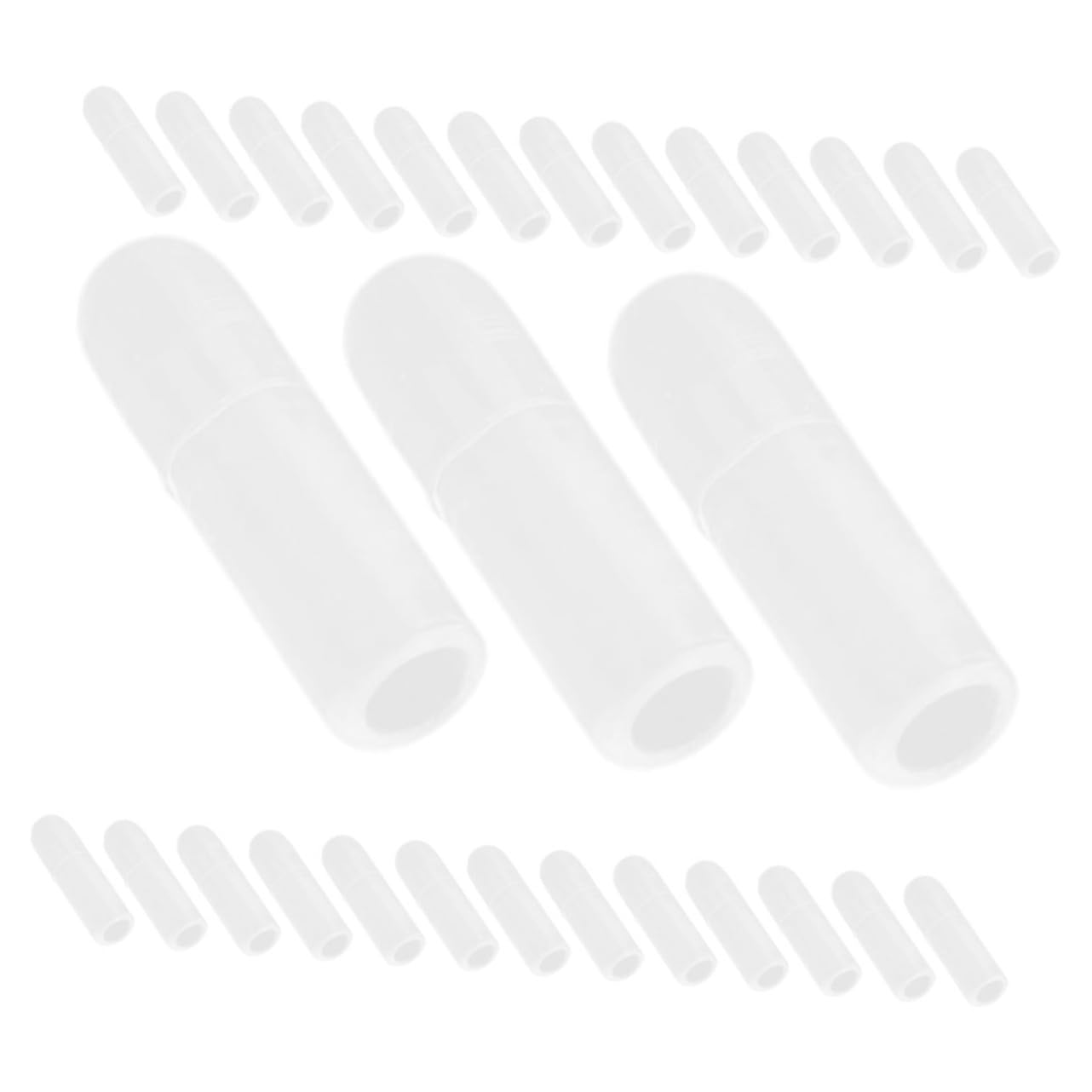 SAFIGLE 30pcs Silicone Ear Spoon Covers for Ear Wax Cleaning Reusable Wax Removal Tool Sleeves Soft Tips for