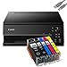 Bundle Canon PIXMA TS6350 Tintenstrahldrucker Multifunktionsgerät (Drucker, Scanner, Kopierer) mit 5 komp. Youprint® Tintenpatronen für PGI-580/CLI-581 XXL +USB-Kabel