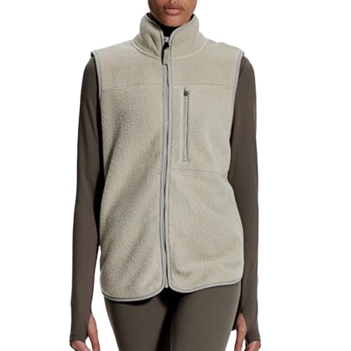 Womens Polar Fleece Vest Warm Zip Up Vest Sleeveless Coat Vest Casual Fall Winter Sports Vest Outwear2