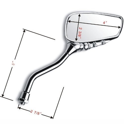 image for USonline911 Atpmtas Custom Motorcycle Motorbike Skeleton Hand Claw Sid