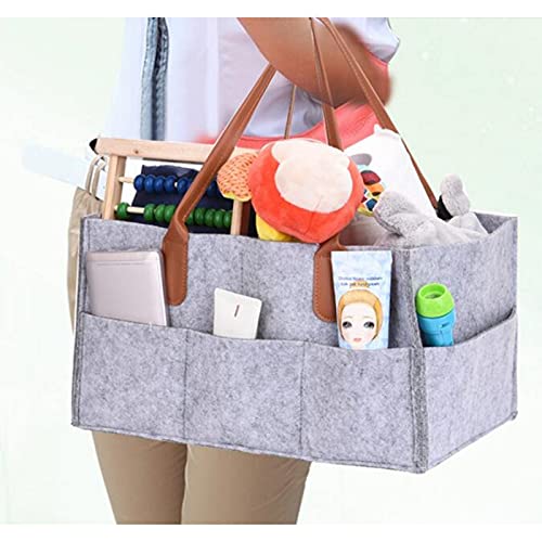 Organizador de fraldas de bebê, bolsa de viagem para carro, cesto de armazenamento de berçário, cest