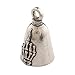 Guardian Bell Middle Finger Bell Good Luck Bell w/Keyring & Black Velvet Gift Bag | Motorcycle Bell | Lead-Free Pewter | Good Luck Gift to Friends & Family | Bike Bell | Made in USA