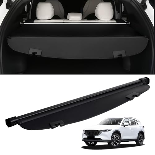 Cubierta de carga retráctil Mazda CX-5 2017-2024: protector de maletero y privacidad 2