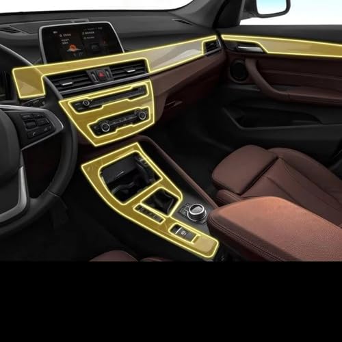 Film protection TPU transparent anti-rayures console voiture BMW X1 X2