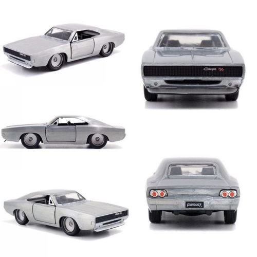 Jada 1/32 Doms Dodge Charger R/T Bare Metal Silver Fast And