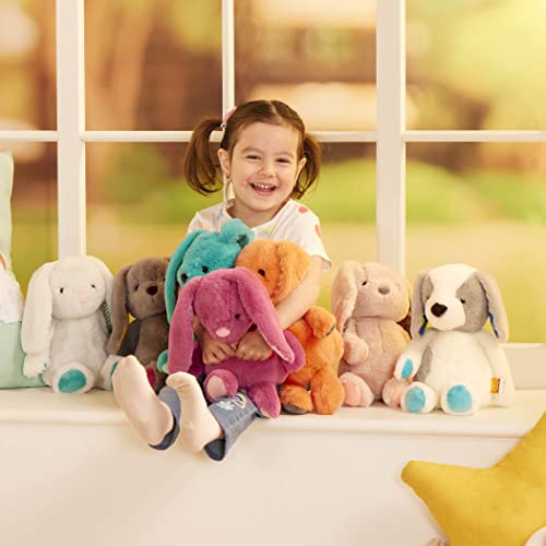 Image of B. toys Elephant Stuffed Animal, Moony Miles, Washable Grey, Grey Elephant