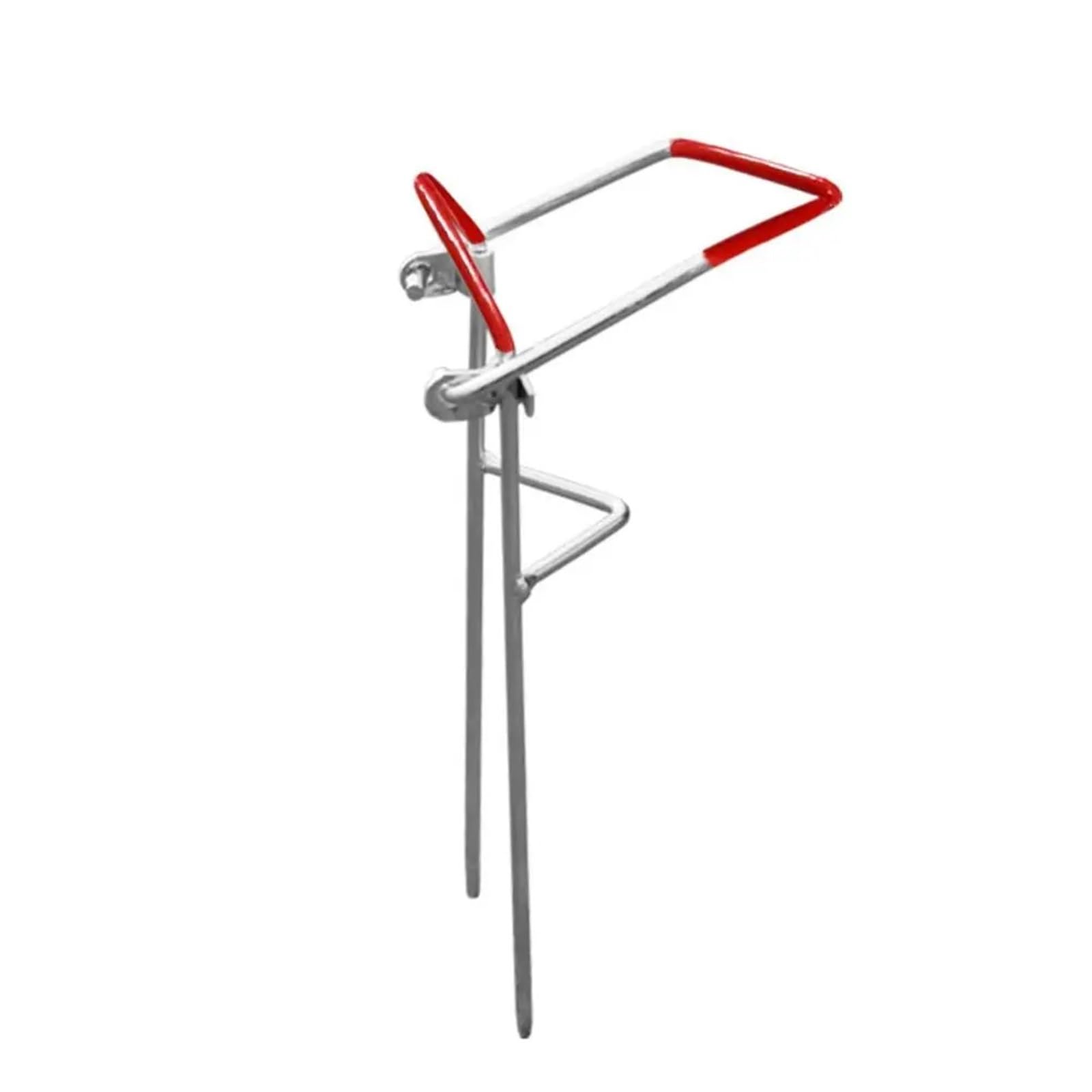 FVDZRFIE Fishing Rod Rest Adjustable Fishing Rod Pole Stand Metal Support Rest Insert Ground Rack(Color1)