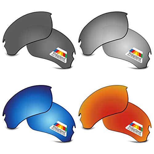 Image of Bwake Replacement Lenses for Oakley Si Speed Jacket Sunglasses OO9228 POLARIZED