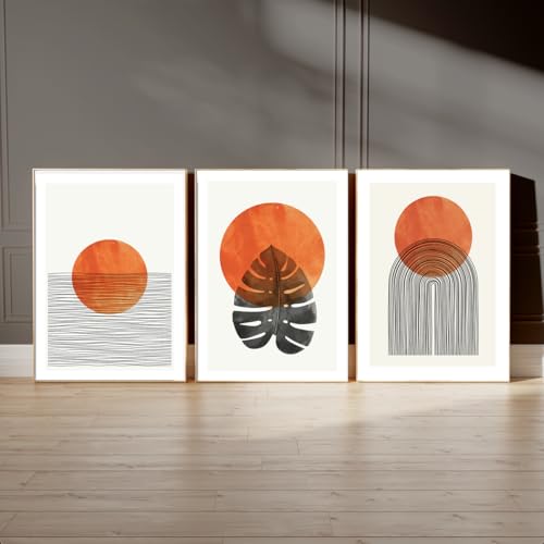 Winund Set 3 Poster 50x70, Quadri Grandi Dimensioni – Stampe da Parete Decorative, Quadri Moderni per Camera da Letto e Soggiorno, Senza Cornice