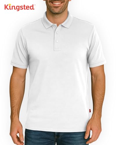 Camisetas polo Kingsted para hombre - Cómodas y de alta calidad - Tejido piqué premium - Mezcla suave de algodón - Corte clásico y manga corta miniatura 6