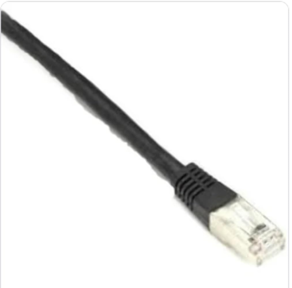 EVNSL0172BK-0001 Cat5E 100-Mhz Molded Slim-Boot Patch Cable F/Utp Cm PVC Bk 1Ft