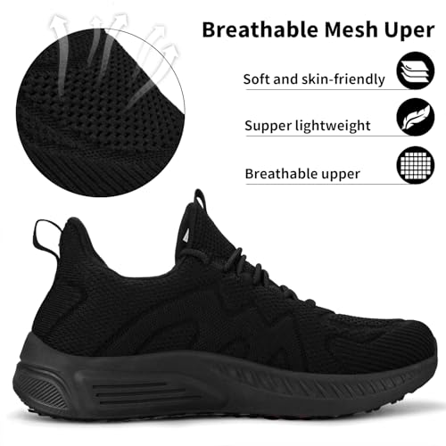 Feethit Womens Running Shoes Tennis Walking Shoes Slip on Sneakers Lightweight Gym Shoes for Workout Work Travel Athletic - Image 4