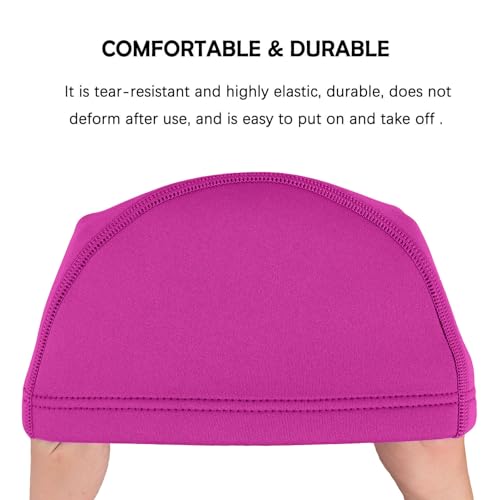 Image of DEHAI Neoprene Diving Hood Wetsuit Swimming Caps for Womens Mens Youth, 2mm 3mm Thermal Water Beanie Hat Keep Long Hair Dry for Curly Locs Braids