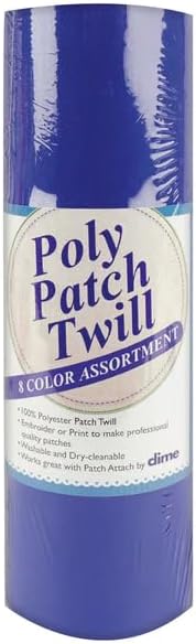 Poly Patch Twill™ Athletic for Machine Embroidery Patches