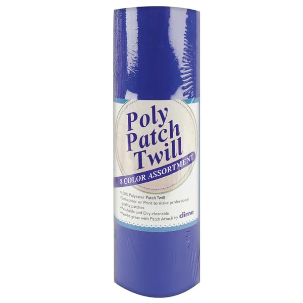 Poly Patch Twill™ Athletic for Machine Embroidery Patches