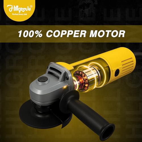 Image of Angle Grinder Machine (Yellow)