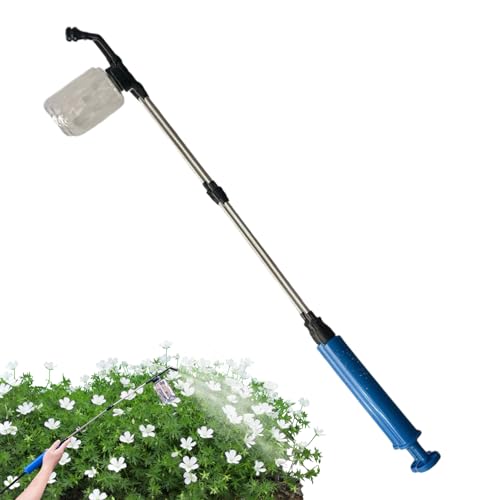 Dispensador de Polvo de jardín – Pulverizador telescópico de Polvo de 93 cm, Dispositivo polinizador | de distribución de Flores de Botella de 250 ml, polinizador de Polen de árbol para