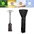 J&C Patio Heater Cover-Black Waterproof Dust-Proof Durable Veranda Outdoor Heater Cover with Zipper for Round Stand Up Patio Heater (86x19x33in)