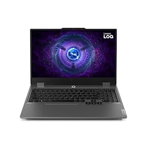 Lenovo LOQ | 15 inch Full HD Gaming Laptop | Intel Core i7-13650HX | NVIDIA GeForce RTX 4060 | 16GB RAM | 512GB SSD | Windows 11 Home | Luna Grey