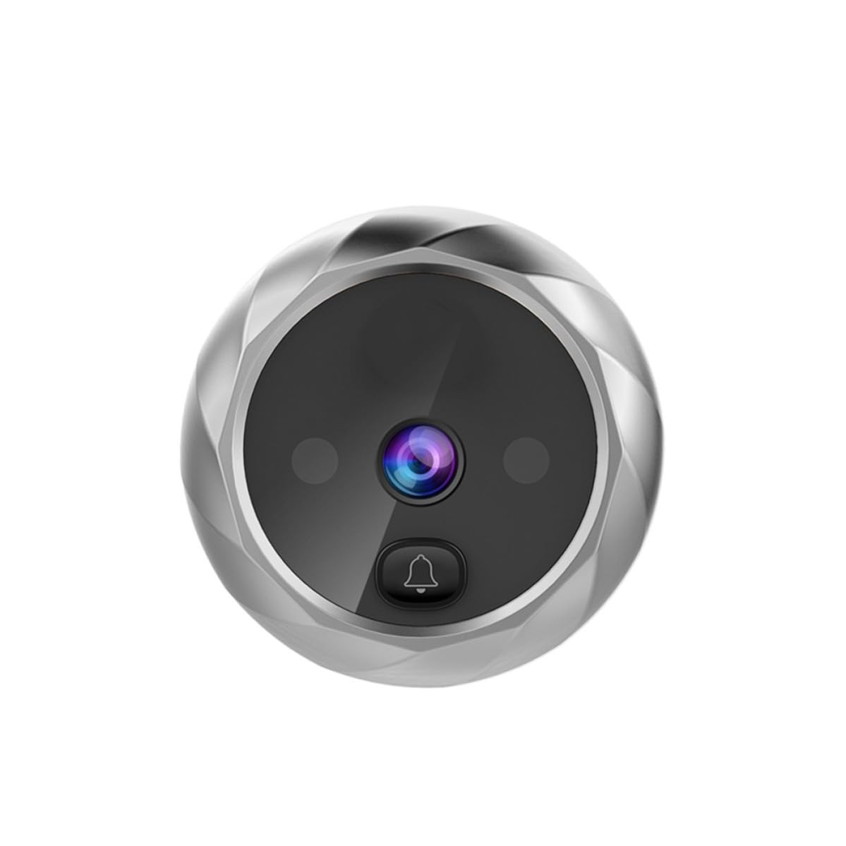 Mirilla Digital para Puerta Vista Gran Angular de 90 Grados y Memoria Incorporada, Visor Electrónico de Plástico Adecuado para Seguridad Hogar