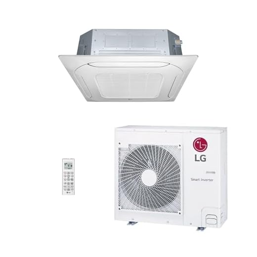 Ar-Condicionado Split Cassete 4 Vias Inverter LG 24.000 BTUs Quente/Frio 220V Monofásico