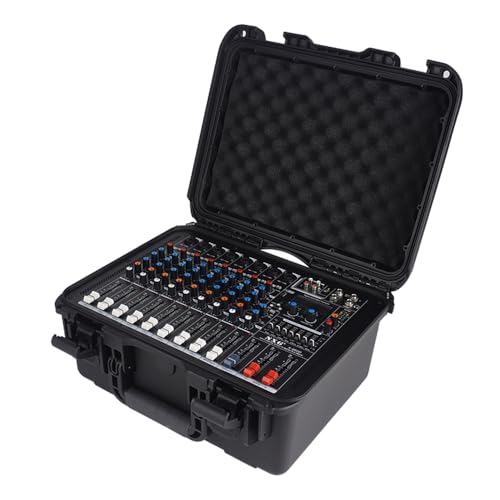 X-960D Table de mixage professionnelle 8 canaux avec amplificateur puissant, carte de son audio...