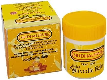 Siddhalepa Ayurvedic Herbal Balm 50g (10g x 5 pices) the best way to relieve aches and pains - Afbeelding 3