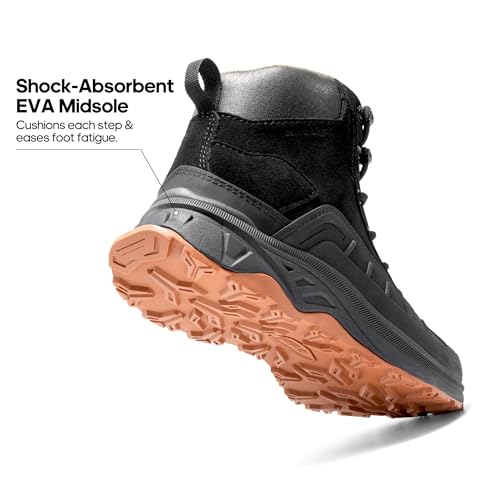 NORTIV 8 Women's Waterproof Hiking Boots Outdoor Trekking Camping Trail Hiking Boots3