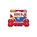 KONG Goodie Bone - Classic Durable Natural Rubber Dog Bone, Supports Mental Engagement - Treat Dispensing - Red - for Small Dogs