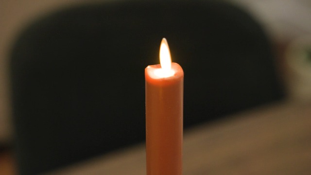 Image of Luminara - Flameless Battery Operated Taper Candle - Adobe Smooth - Pack of 1-1x9.5 - LED Flickering Flame - Realistic Safe for Home Kids and Pets